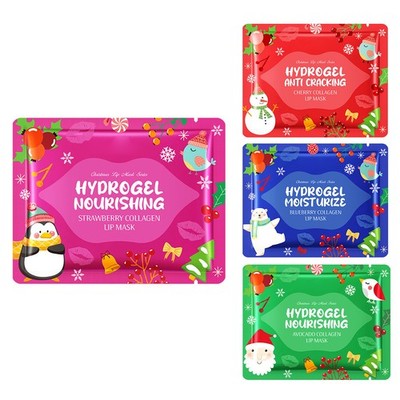 10PCS Christmas Style Use Before Bed Lip Care Hydrating Daily Care Lip Repair