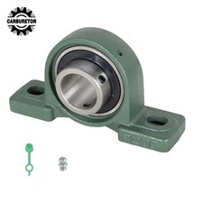 2 Pack UCP208-24 2 Bolt Solid Base Pillow Block Bearing 1-1/2 Bore Self Aligning