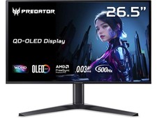 Acer Predator 27" 26.5" viewable QHD 2K 1440P 500Hz with AMD FreeSync Premium