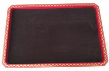 RARE PLATEAU DE PRÉSENTATION CARTIER GRAND MODÈLE présentoir bijou montre tray 