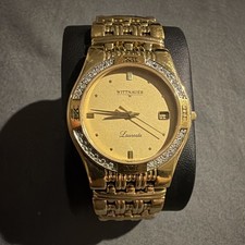 Wittnauer Laureate Quartz Gold Tone Bracelet ...
