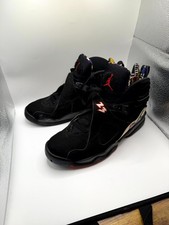 Air Jordan 8 Retro 305381-061 Men's 11 Basketball Shoes Black Playoff Sneakers