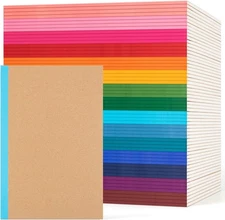 60 Pack Composition Notebook Journals Bulk, A5 Lined College Ruled Notebook,