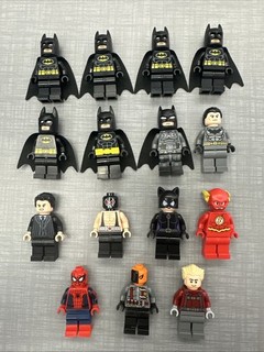 Lotto Minifigure LEGO Batman! Flash sh0087 Bane sh0009 Batman sh0513 e altri!