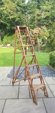 Antique Vintage Jones's Patent Step Ladder by Hatherley Jones1919,Great Conditin
