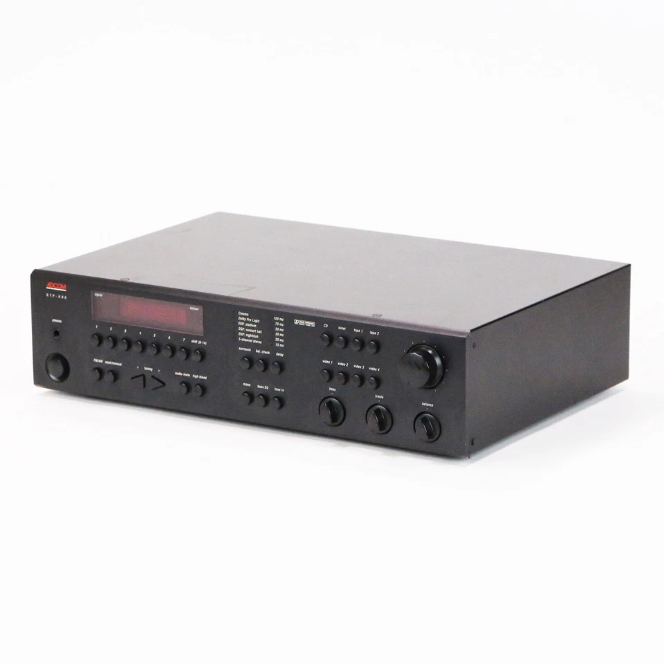 Adcom GTP-600 Surround Sound Tuner Preamplifier GTP600 Home Movie Theatre Dolby - Image 3 of 4
