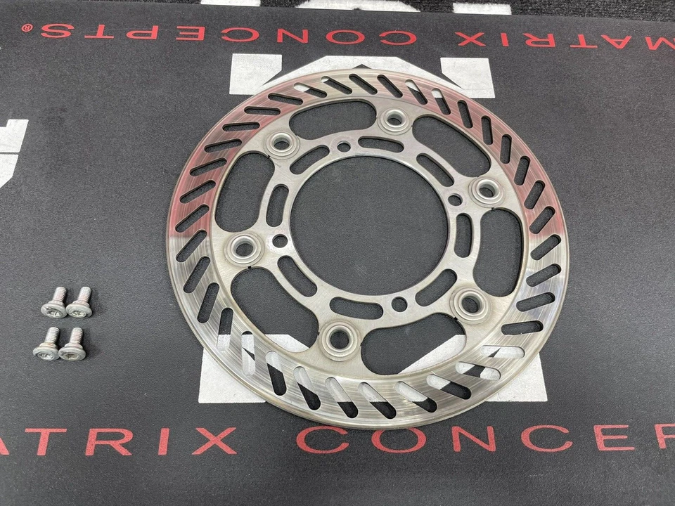 2005 Kawasaki KX250 OEM Front Brake Disc Rotor + Hardware 41080-1516 Good! 03-05 - Image 2 of 4