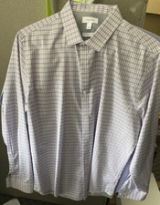 Calvin Klein Infinite Non-Iron LONG SLEEVE DRESS SHIRT LARGE NEVER WORN