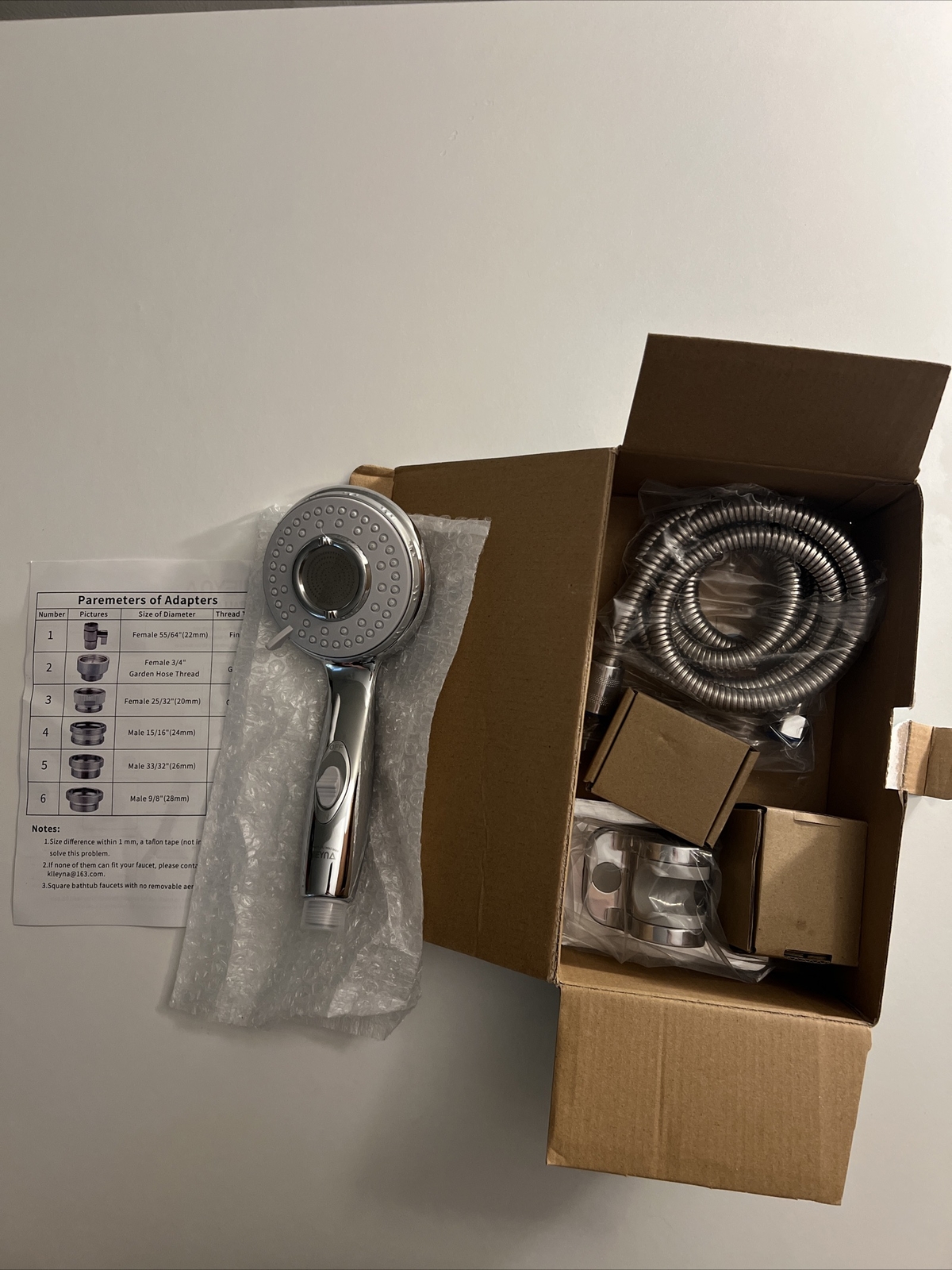 Klleyna Shower Head SinkFaucet BathtubBathroomGarden Hose Sprayer Attach... eBay