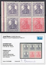 Deutsches Reich DR H-Blatt Mi 19 aa B ungebraucht gepr&uuml;ft Kurzbefund Bauer BPP