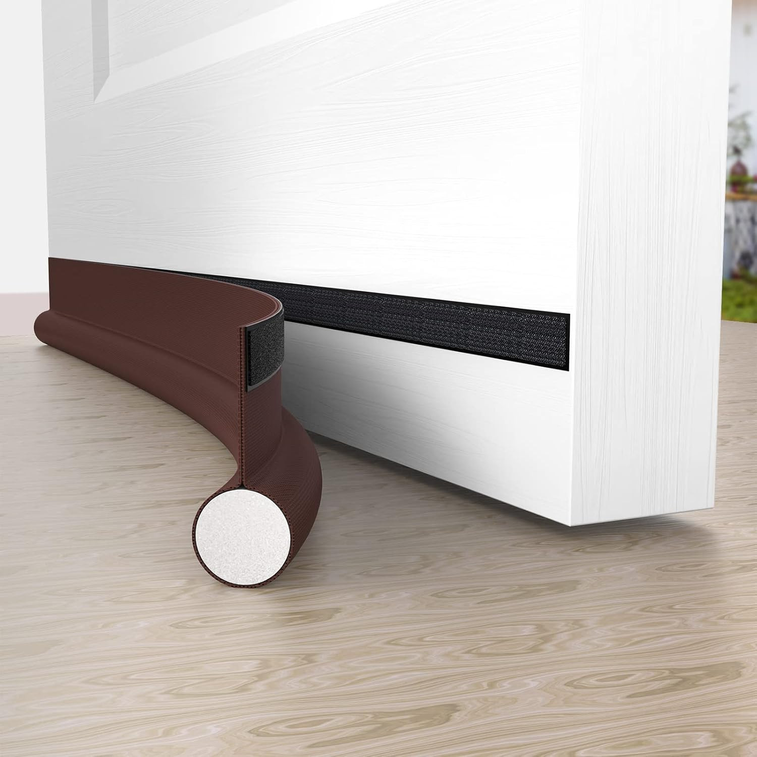 Boudin de porte isolant Dioxide unilatéral de 94 cm en mousse haute densité