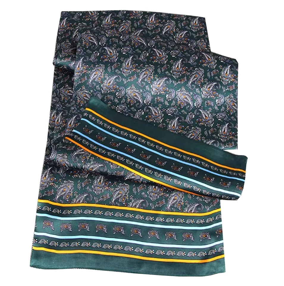 Para hombres 100 Bufanda de Seda Negocios Corbata Moda Bistratal Lunares Paisley Foto 4 de 4