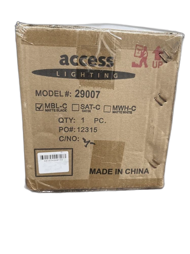 Access Lighting Pilson XL 1-Light Matte Black Standard Pendant Light - Picture 2 of 2