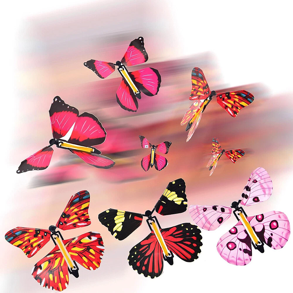 Magic Wind Up Flying Butterfly Surprise Box Great Playing Surprise Gift for  Surprise Gift or Party Playing 10pcs 