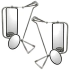 Stainless Steel Door Mirror - Driver and Passenger Side (Fits: Mack CH CL CX CV)