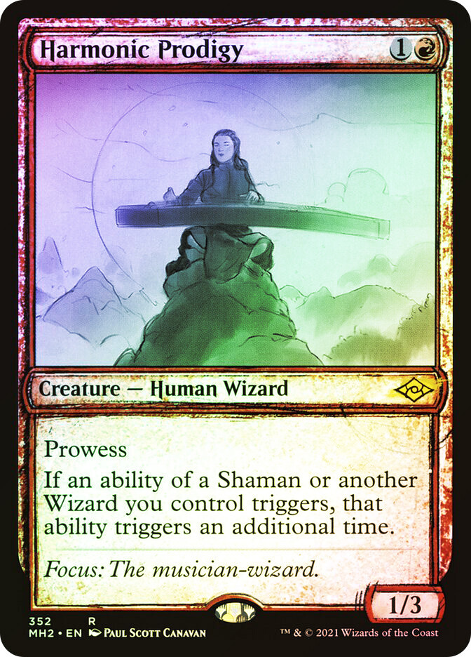 MTG FOIL Harmonic Prodigy Showcase - Modern Horizons 2 #352 | eBay