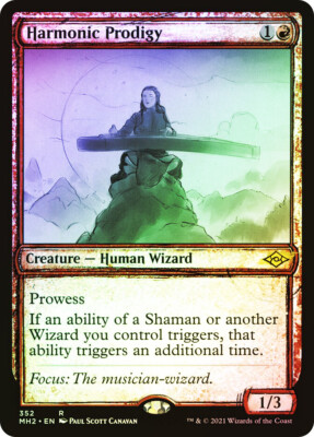 MTG FOIL Harmonic Prodigy Showcase - Modern Horizons 2 #352 | eBay