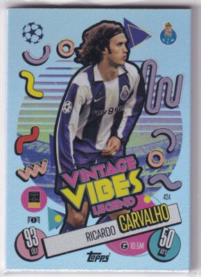 Topps Match Attax CL 24/25 No. 424 Ricardo Carvalho Vintage Vibes