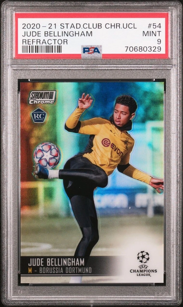 2020-21 Topps Stadium Club Chrome UCL Jude Bellingham #54 for sale
