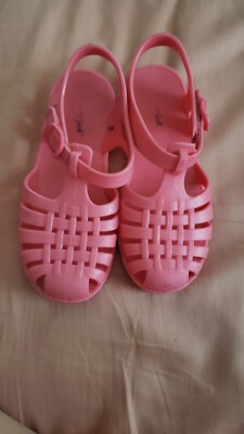 NEW Cat Jack Toddler Girls Sunny Jelly Sandals Coral Size 12