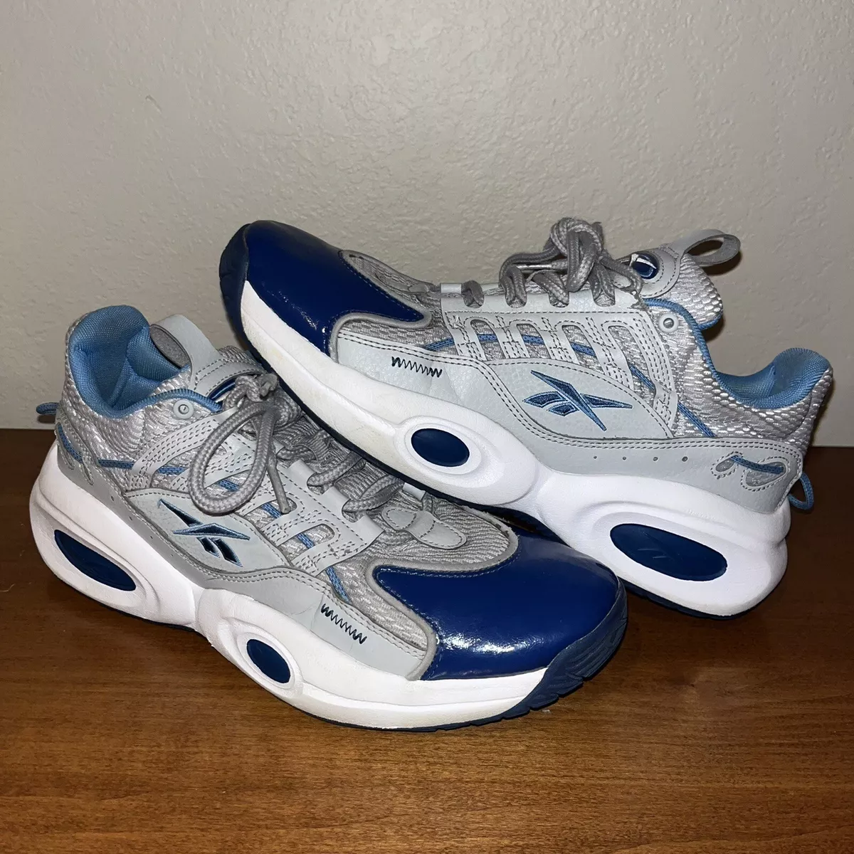 Allen White | Mid eBay Mens Basketball Blue Reebok Iverson Solution 9 Shoes Mens Gray