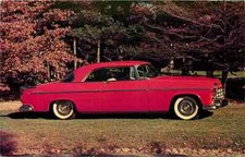 Postcard 1955 Chrysler 300 Sports Coupe - Henry Austin Clark Jr, Glen Cove, NY