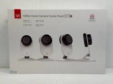 YI 1080p Full HD Wireless IP Security Camera  4 pc - NEW OPEN BOX