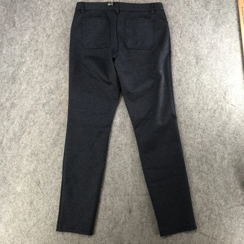 Pantalones Andrew Marc para mujer talla 8 azul ponte ajustados tiro medio informales cómodos elásticos Foto 2 de 4