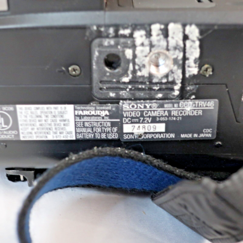 SONY HANDYCAM VISION CCD-TRV46 VIDEO HI8 - Picture 15 of 17