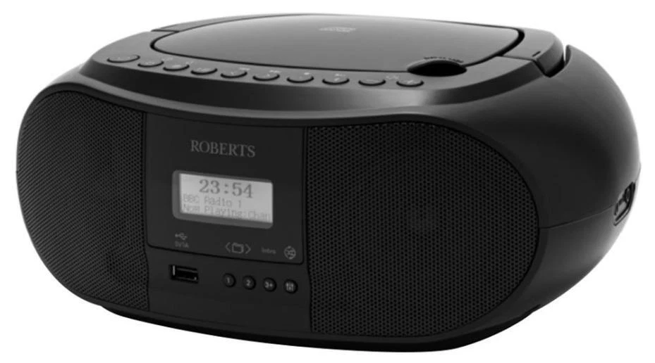 Zoombox 4 Dab / Dab+ / Fm Rds Portable Radio & Cd Boombox With Bluetooth Black - Image 2 of 4