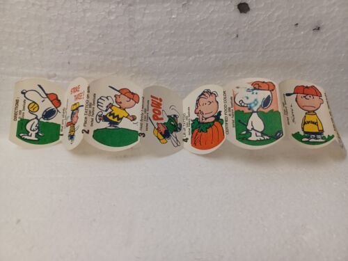 1950 Charlie Brown Peanuts Snoopy tattoos vintage RARE!! - Picture 3 of 3