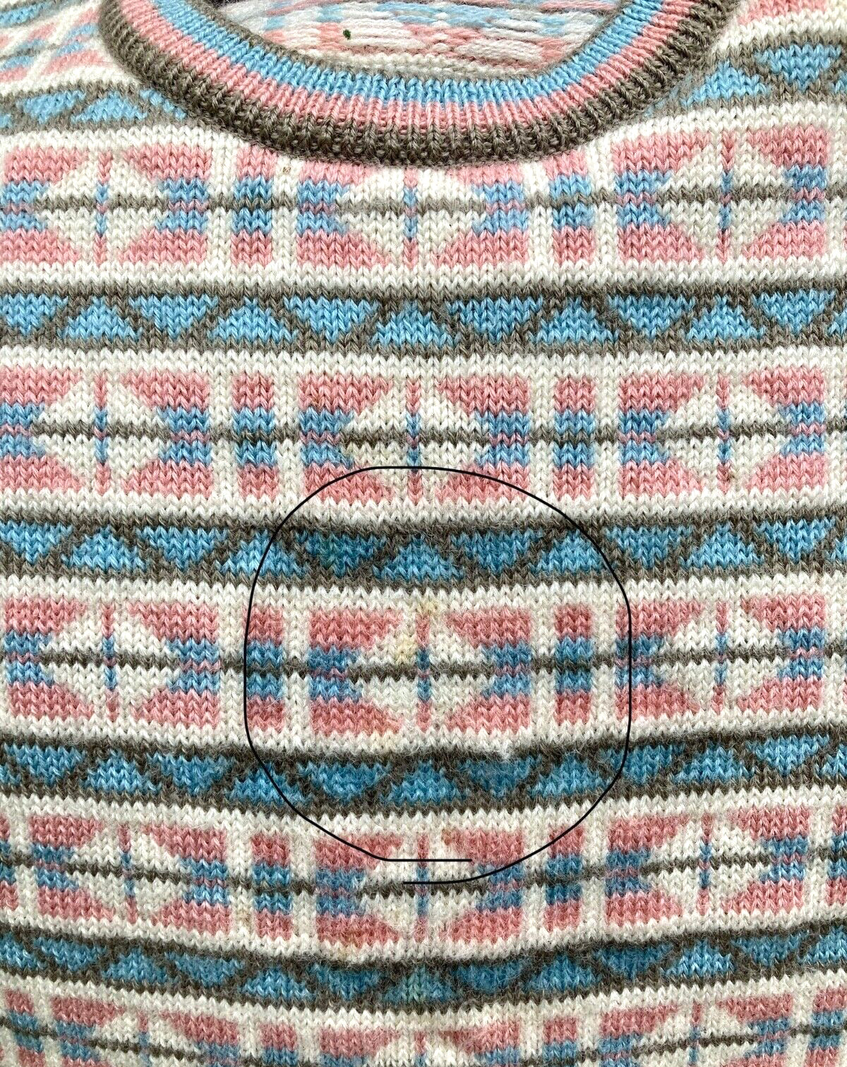 DAVIDSON'S BERMUDA GEOMETRIC PATTERN WOOL SWEATER… - image 6