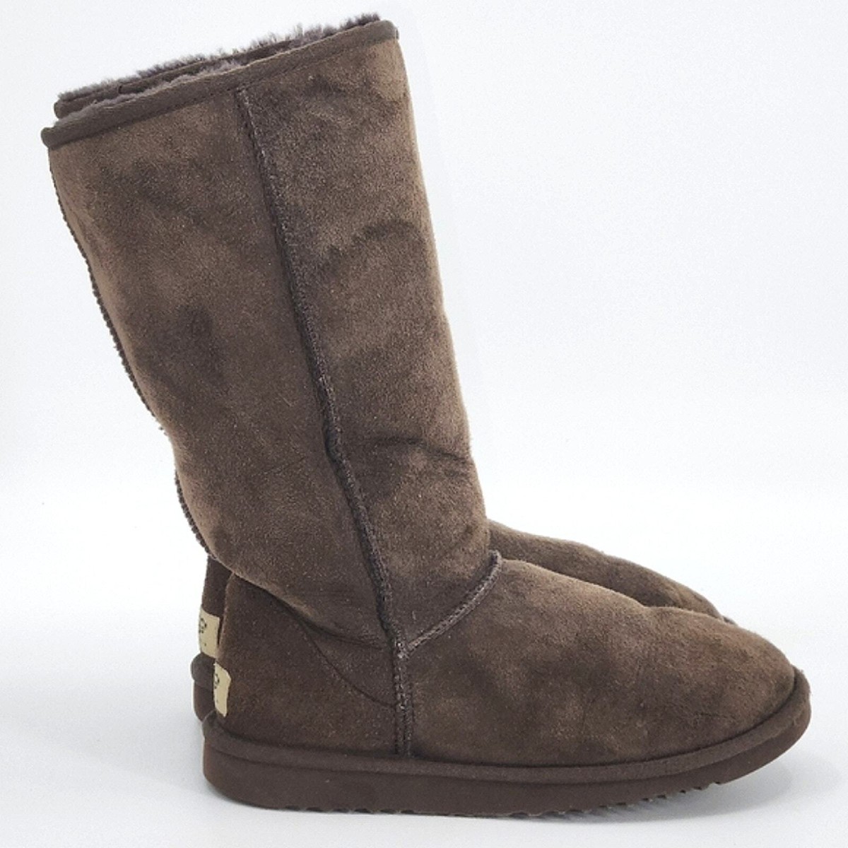 UGG Classic Tall Boots 5815 Women's Size Brown Sherpa Lined