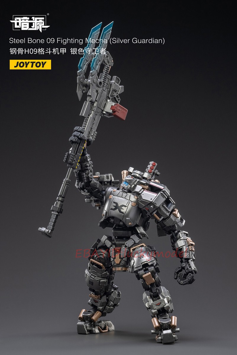 JOYTOY Steel Bone 09 Fighting Mecha Silver Guardian Action Figure