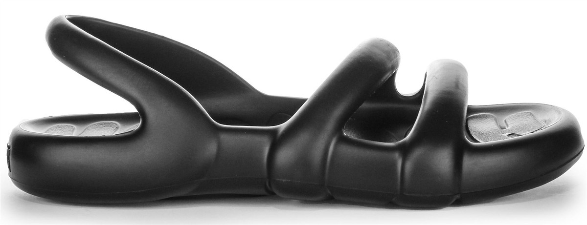 M TO R [CAMPER) COBARAH FLAT WMNS ブラック Camper Kobarah Flat Eco Endless Flux Rubber Womens Sandals