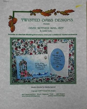 Twisted Oaks Designs Dear Mother Mail Art Cross Stitch Charts