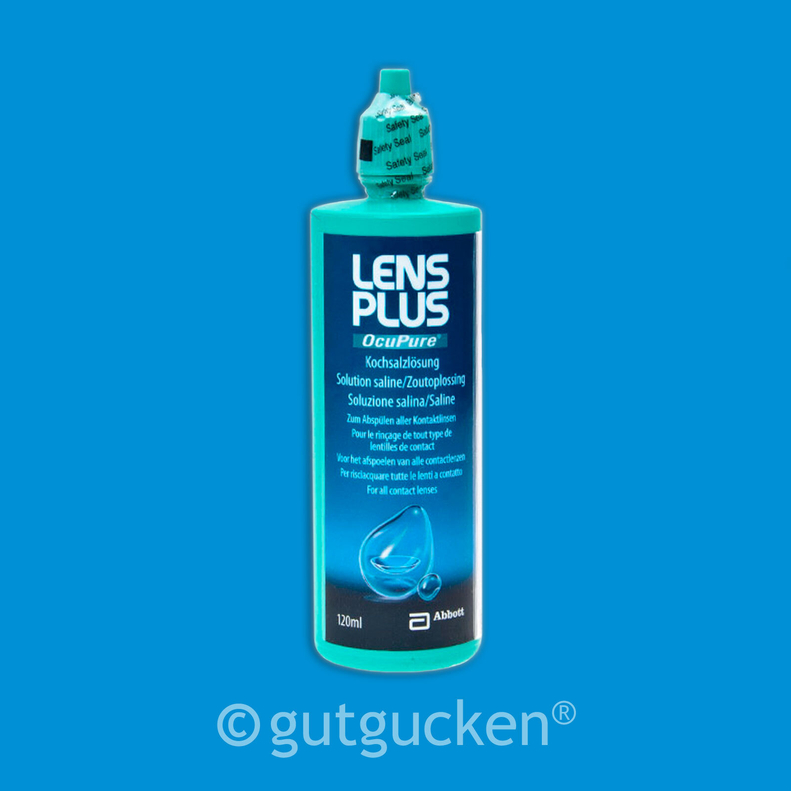 Lens Plus OcuPure (120ml Kochsalzlösung) Kochsalzlösungen, Pflegemittel - Image 4