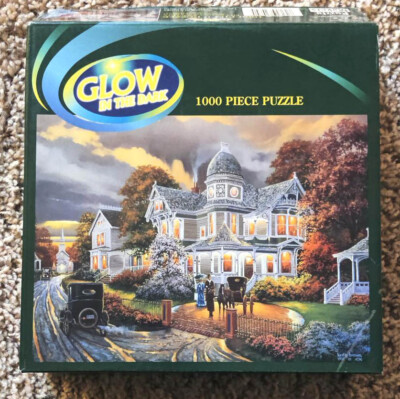 Seasons of Change Glow in the Dark Puzzle Makers Jigsaw 1000 Pieces Complete