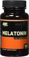 Optimum Nutrition | Melatonin 3mg - Sleep Support Supplement | 100 Tablets