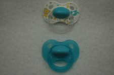 Magnetic Pacifier For Reborn Doll - Zoo Animals or Teal