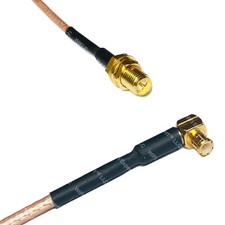 RG316 RP-SMA FEMALE to MCX MALE ANGLE RF Cable Rapid-SHIP LOT