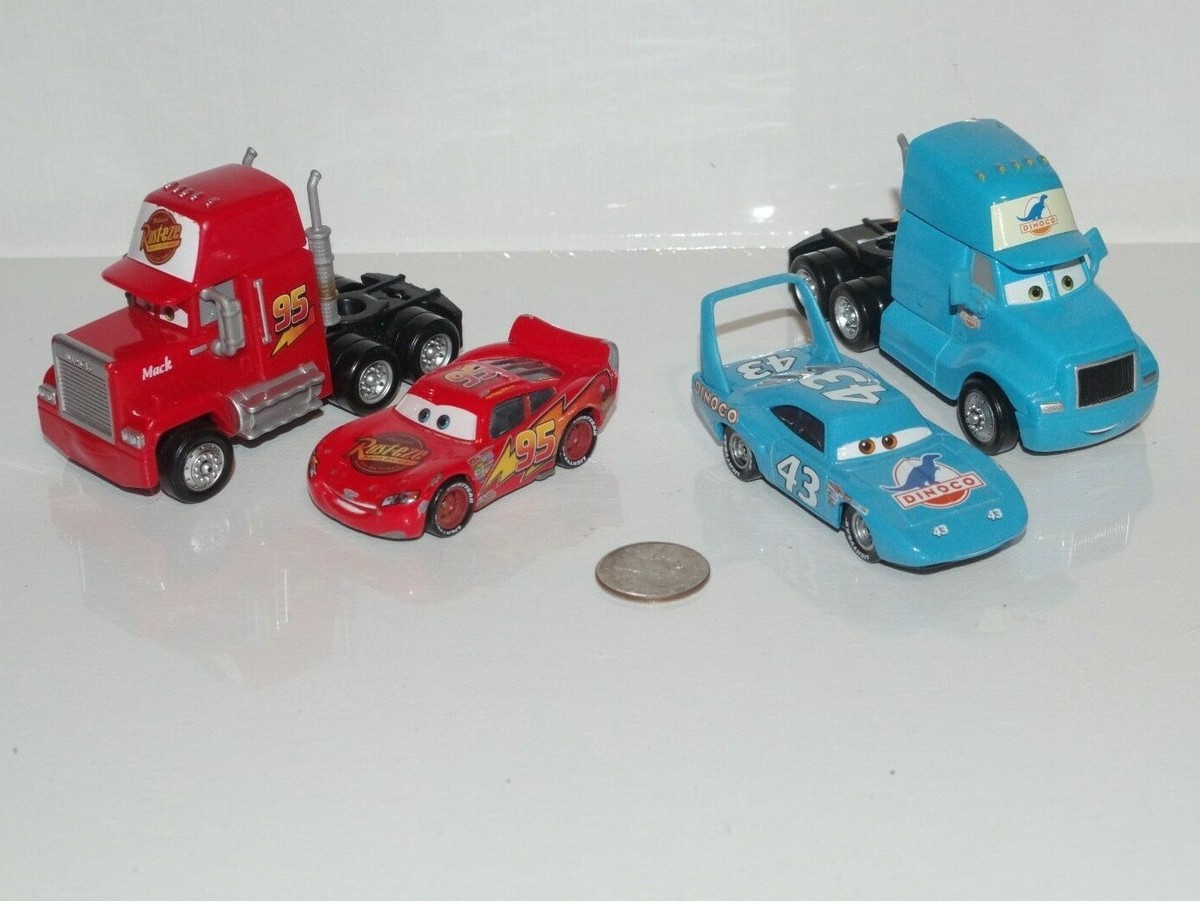 cars mattel king hauler カーズ　マテル　Dinoco DISNEY PIXAR CARS HAULER DINOCO TRUCK & MACK SUPERLINER CAR