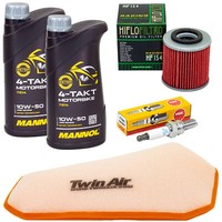 Wartung Set ÖL 2L Luftfilter ÖLfilter ZüNdkerze FüR Husqvarna TE 630 2010-2012