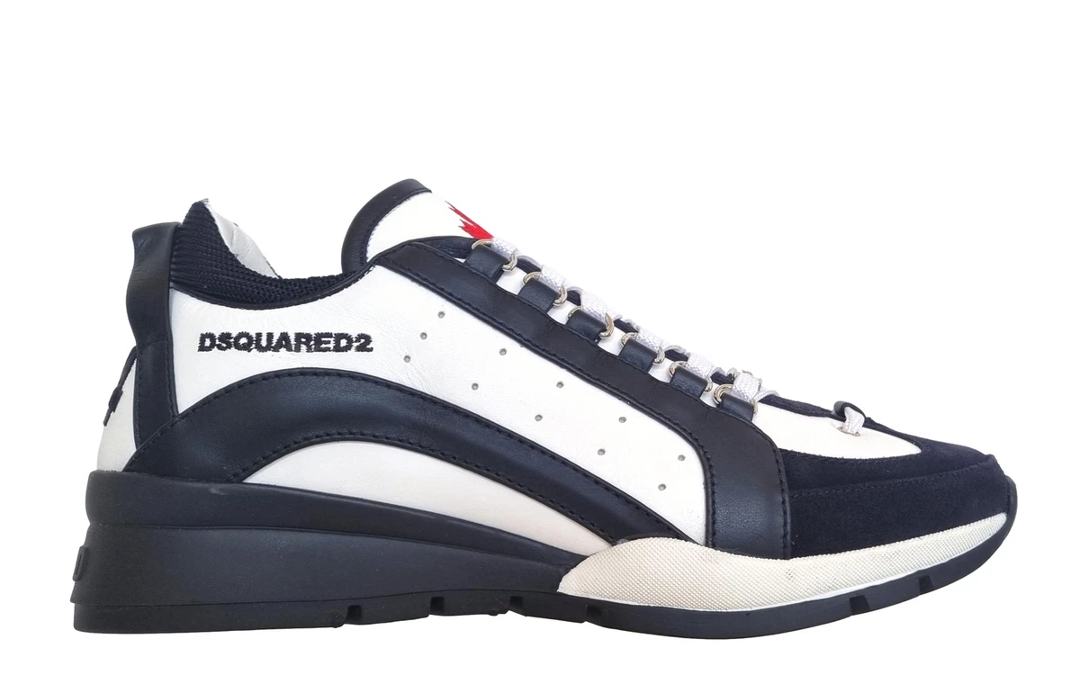 DSQUARED2 men s shoes M072 ORIGINAL LEGENDARY black white sneakers