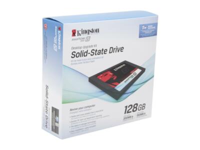 Kingston SSDNOW 128GB V200 SATA III SSD Solid State Drive Bundle SV200S3D7/128G
