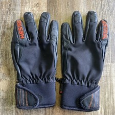 Hestra Vertical Cut CZone 5 Finger Ski Gloves Black Red Size 8 1936