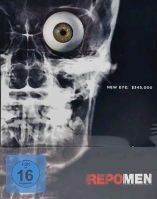 REPO MEN LIMITIERTES NUMMERIERTES MEDIABOOK COVER E BLU RAY + DVD NEU.