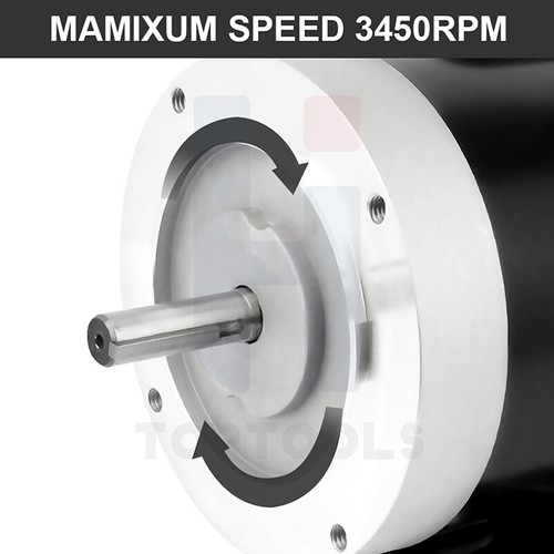 Motor eléctrico de uso general de 5 hp 3450 rpm eje monofásico 208-230 V 5/8 - Imagen 9 de 12