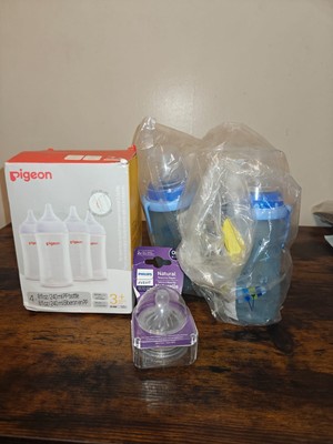 baby bottles, 6 pieces