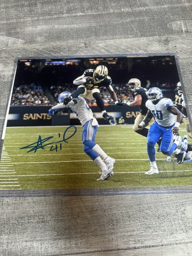 Alvin Kamara New Orleans Saints Signed Autographed 8x10 Photo dual COAs